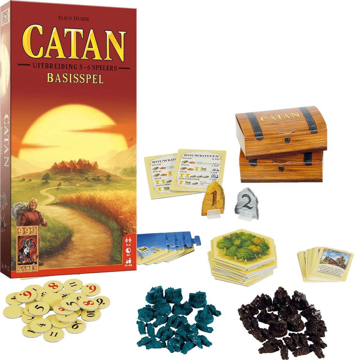 999 Games - Catan: Uitbreiding 5/6 spelers Bordspel — afbeelding 7