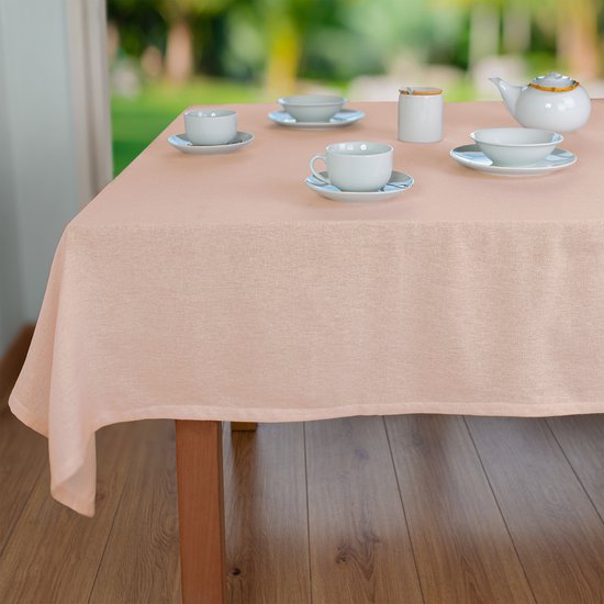 Tafelkleed Picnic "Richmond Potpourri" | 100% katoen | Tafellaken | Roze | 250x150cm