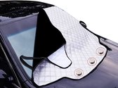 Autovoorruitafdekking, Autovoorruit Zonnescherm Magnetische voorruitafdekking Autovoorruit Zonneschermbeschermer voor kleine middelgrote auto's (183×116cm)