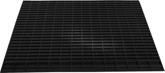 Borstelmat Rubber 120x80 cm - Deurmat voor Binnnen en Buiten