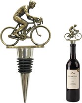 Fiets wijnflessendop, fietscadeau, wijnbesparend, fietsdecoratie, wijnstop voor wijnflessen, schattige wijncadeaus voor mannen, vaderdagcadeau, verjaardagscadeau voor fietsers