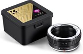 K&F Concept - Adapter voor Pentax K-lenzen naar Mirrorless Camera's - Compatibel met Diverse Modellen - Fotografie Accessoire