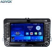ADIVOX 7 inch voor Volkswagen/Seat/Skoda 4GB+64GB 8CORE Android 13 CarPlay/Auto/Wifi/GPS/RDS/DSP/5G/DAB+