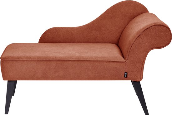BIARRITZ - Chaise longue - Rood - Rechtszijdig - Polyester