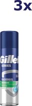 3x Gillette Series Scheergel Sensitive Skin 200 ml