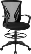 Best Office OC-20DF2-Black Bureau Stoel - Home & Office Chair - Tot 113 KG - Ergonomisch - Zwart