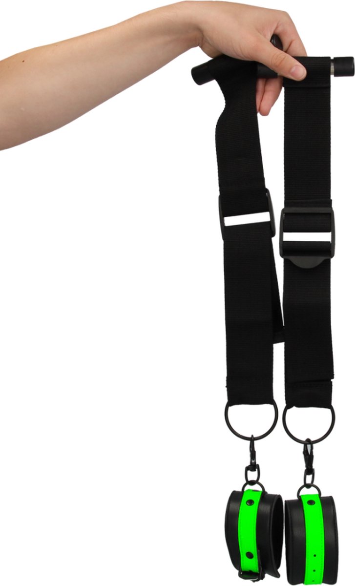Goedkoopste Door Restraint Kit - Glow in the Dark - Neon Green/Black