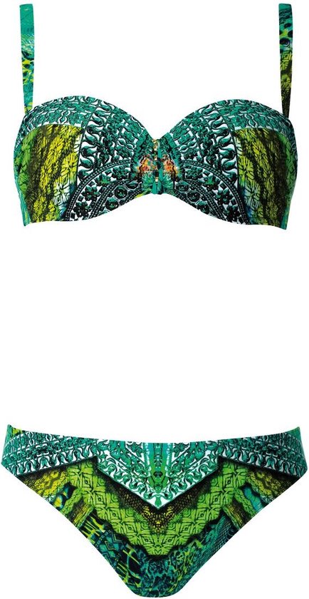 Sunflair - Bikini avec bretelles amovibles - Vert Mixte - 40B