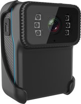 Narvie - Caméra corporelle Ultra Mini portable avec WiFi - Carte SD de 32 GB incluse - Vision nocturne et longue durée de veille
