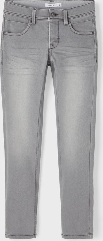Strakke, grijze jeans.