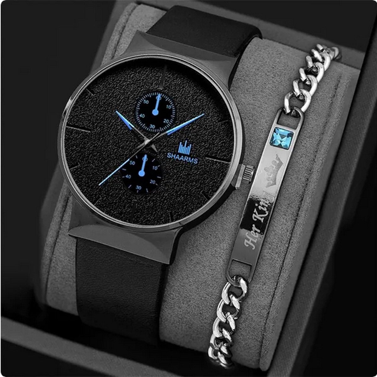 Clockx - 2pcs -Sport - Horloge -Man - Business - Quartz - Luxury - Men