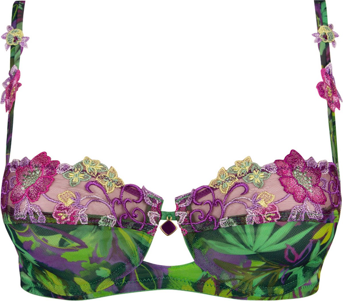 Lise Charmel Balconette BH -Imagine une Ile - groen - ACH3014 - EU 70D / FR Paars