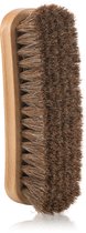 Springyard Therapy Horse Hair Brush - brosse à chaussures pour nettoyer et polir - crin de cheval - gris foncé - 17 cm