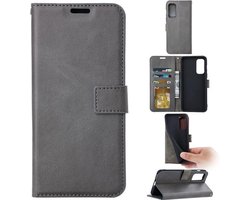 Portemonnee Book Case Hoesje Geschikt voor: Xiaomi Redmi Note 12 Pro / Poco X5 Pro - Grijs