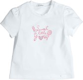 Gymp - T-shirt Aerobic Sweet little you - White - maat 104