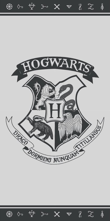 Harry Potter Strandlaken Hogwarts - 70 x 140 cm - Multi