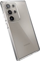Speck hoesje geschikt voor Samsung Galaxy S24 Ultra - Slank - Kristalhelder - Valbescherming gecertificeerd tot 4 meter - Microban Antibacterieel - Presidio Perfect Clear lijn - Transparant