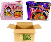 Damsouq® Instant Noedels Noodles Mixpakket Samyang Buldak Carbonara en Habanero Lime (10x130Gr)