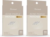 Dermaé Pimple patch - Verwijdert, Puistjes, Acne en Mee-eters - Geschikt voor 6 verschillende type Acne - Acne patches - Puisten Patches - Duo Pack
