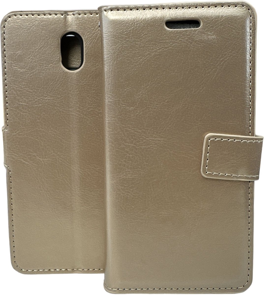 Portemonnee Book Case Hoesje Geschikt voor: Nokia 1.3 - Goud
