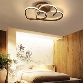 LuxiLamps - Harten Plafondlamp - Met Afstandsbediening - Koffie - Dimbaar Met Afstandsbediening - Woonkamerlamp - Moderne lamp - Plafoniere