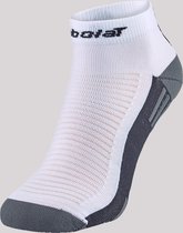 Babolat padel quarter sokken - wit / zwart - maat 35/38