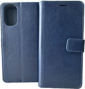 Étui portefeuille pour livre adapté à : Xiaomi Redmi Note 11 | 11S - Blauw