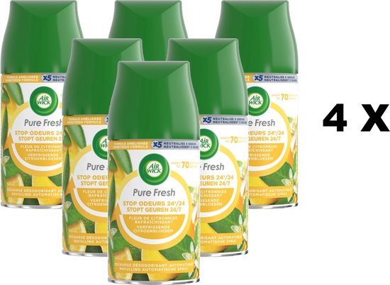Airwick Freshmatic Navulling Pure Citroenbloesem 250ml - Voordeelverpakking 24 stuks