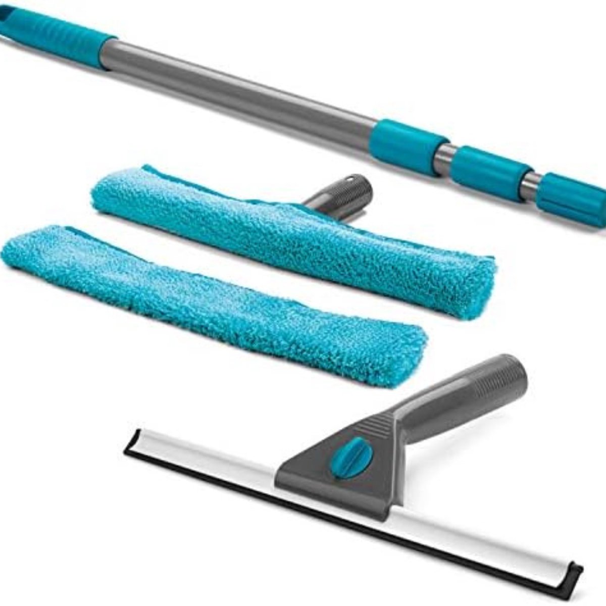 Goedkoopste Raamwisser Met Telescoopsteel - Telescoopsteel Ramenwassen - Telescoopsteel Ramenwassen - Raamwisser Met Steel - Turquoise