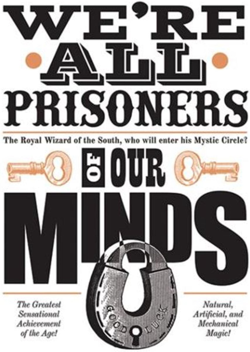 Pyramid Kunstdruk Asintended Prisoners of our Minds 60x80cm Divers