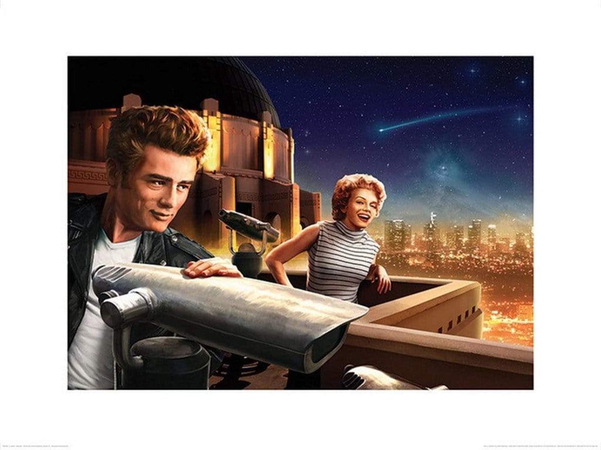 Pyramid Poster - Stargazing J J Brando - 60 X 80 Cm - Multicolor Divers