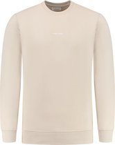 Purewhite - Heren Regular fit Sweaters Crewneck LS - Sand - Maat L