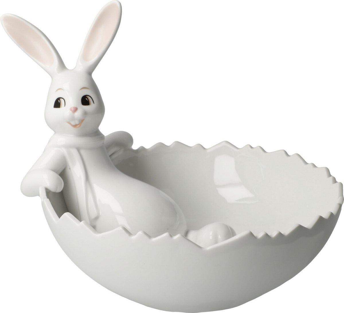 Goebel - Pasen | Decoratief beeld / figuur Haas Snow White - Sweets for my Sweet | Porselein - 20cm - 2024