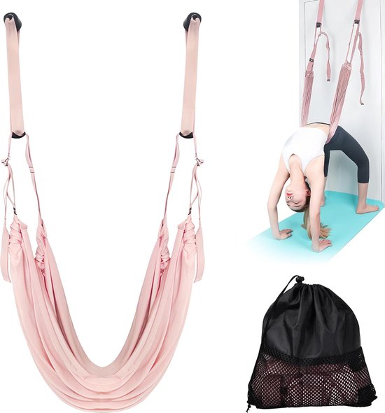 Bande élastique De Yoga/fitness - Noire, PVC/caoutchouc, Pour étirement Et Exercice