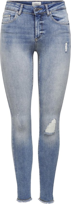 ONLY ONLBLUSH MID SK ANK RAW REA333NOOS Dames Jeans - Maat S X L30