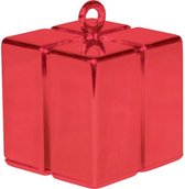 Kubus ballon gewicht (gift box style ballon weight) / roodpink / 120 gram / Korting per hoeveelheid