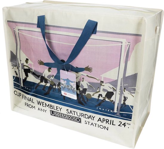 Jumbo storage bag - TfL Vintage Poster "Cup Final"