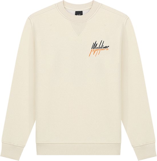 Malelions Split Sweater Truien & Vesten Jongens - Sweater - Hoodie - Vest- Beige - Maat 164