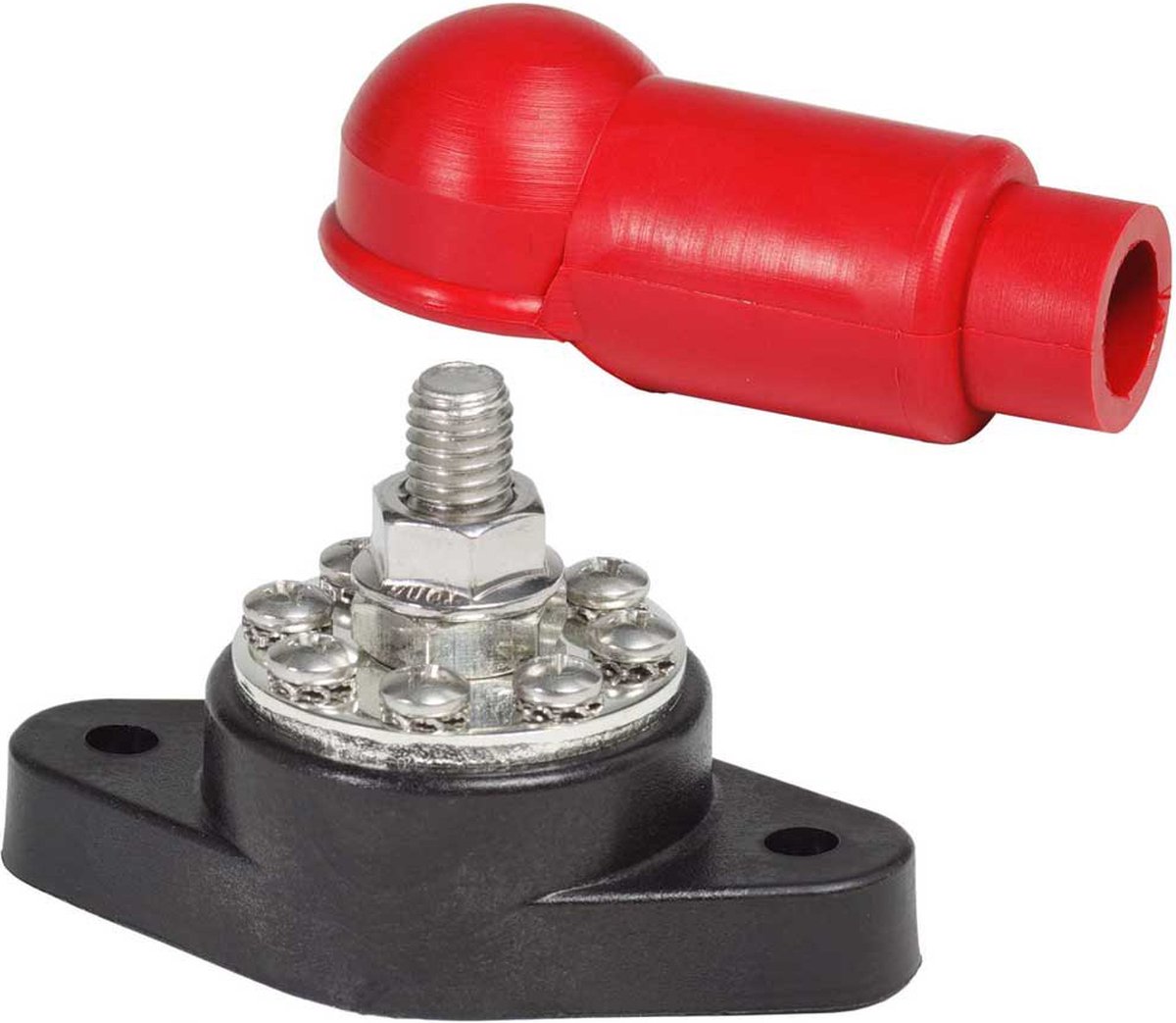 Blue Sea Systems Powerpost Plus Kabelconnector 5/16´´ Met Isolator Zwart