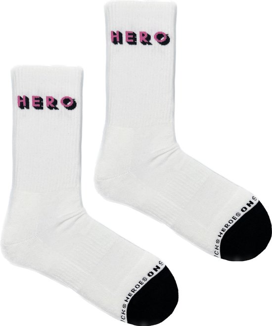 Heroes on Socks - Tokyo Hero Pink - SS24 - Herensokken - Maat 41-46