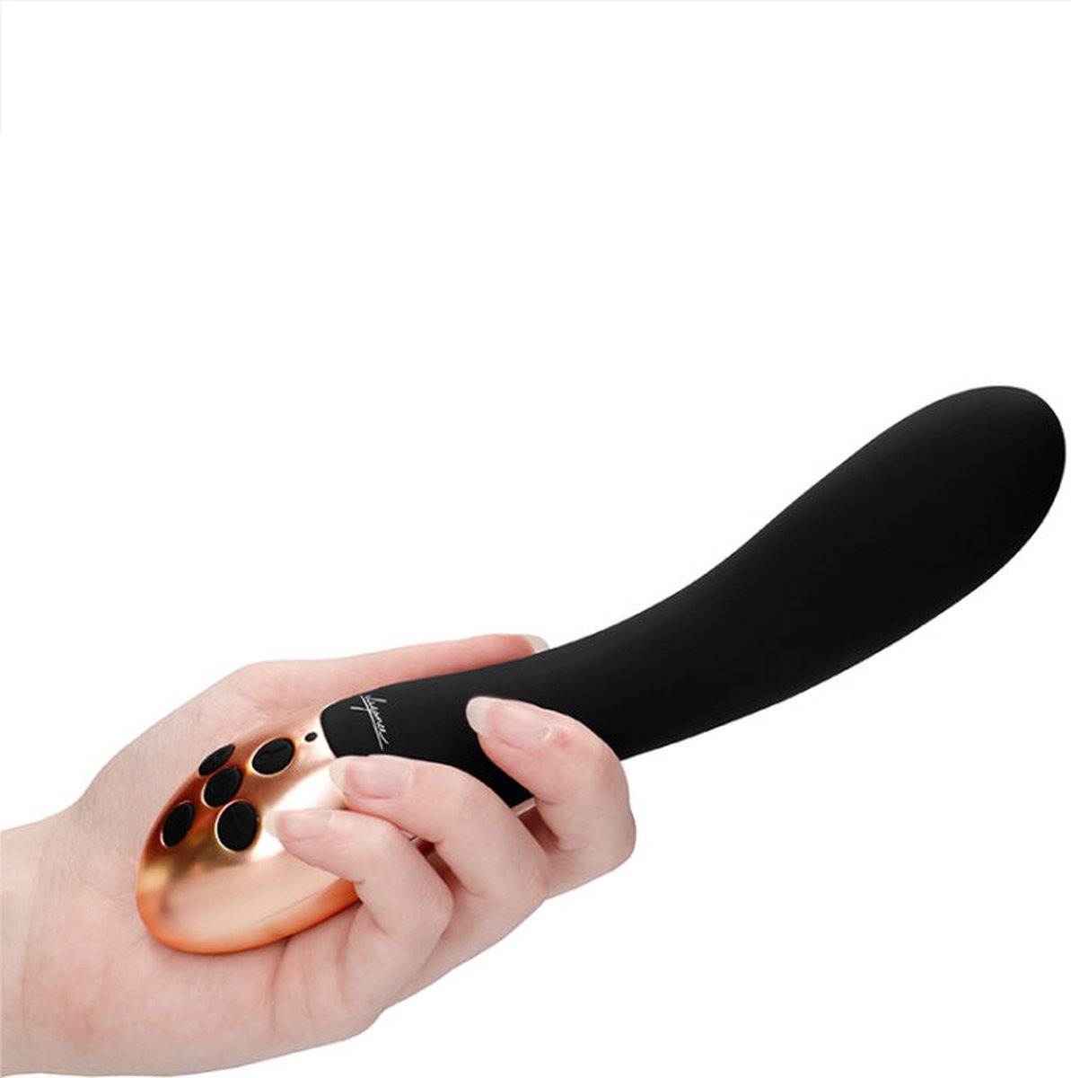 Elegance Posh Oplaadbare Vibrator met Verwarmingsfunctie - Zwart