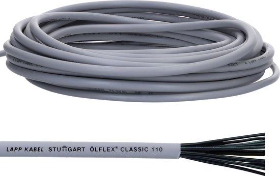 Cavo 7x1 5 Mm² Cavo Di Controllo Lapp Ölflex Classic 110 - 7x1,5 Mm², Con Conduttore Di Protezione, Per Interni Ed Esterni Cavo Controllo 7x1.5 - Foto 5