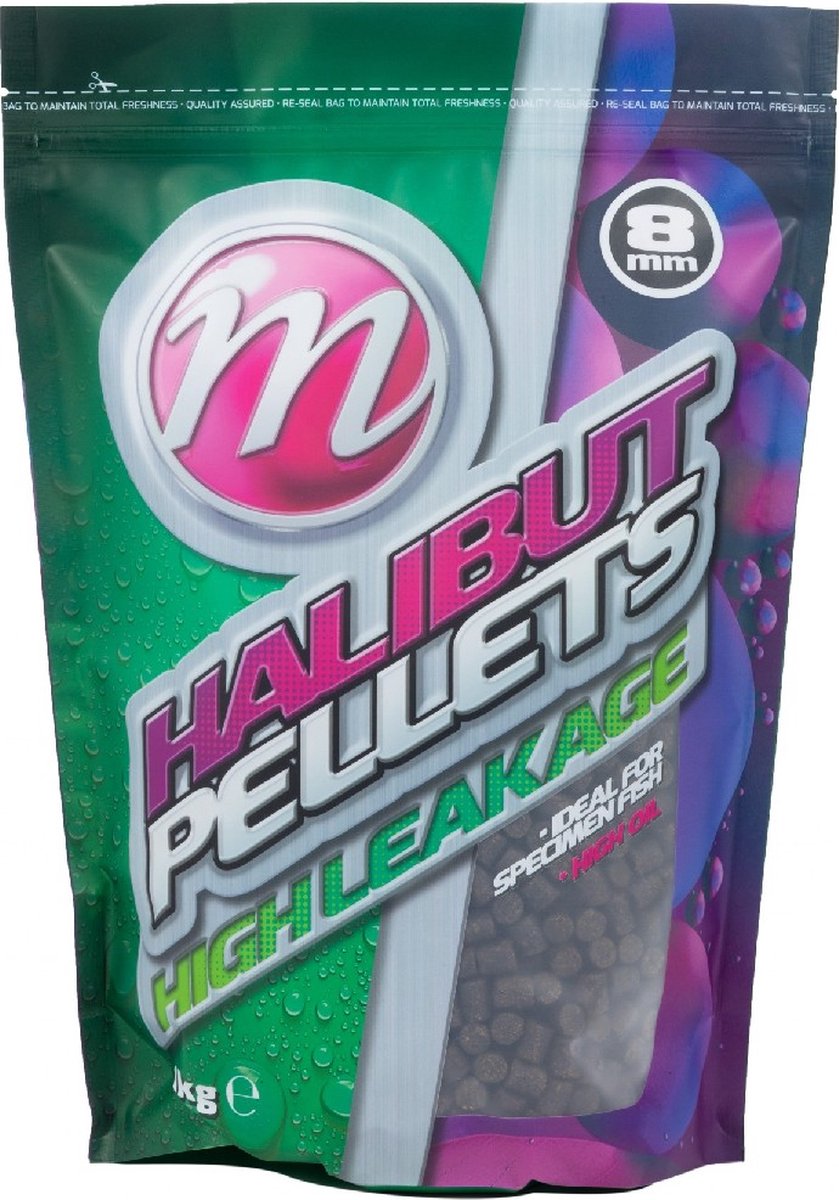 Mainline Match Activated Halibut Pellets 8mm 1kg