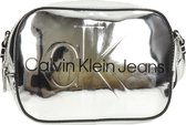Calvin Klein Sculpted Camera Bag dames schoudertas - Zilver - Maat Geen