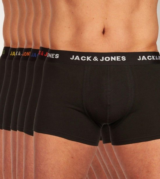 JACK&JONES ADDITIONALS JACBASIC TRUNKS 7 PACK NOOS Heren Onderbroek - Maat L - JACK & JONES