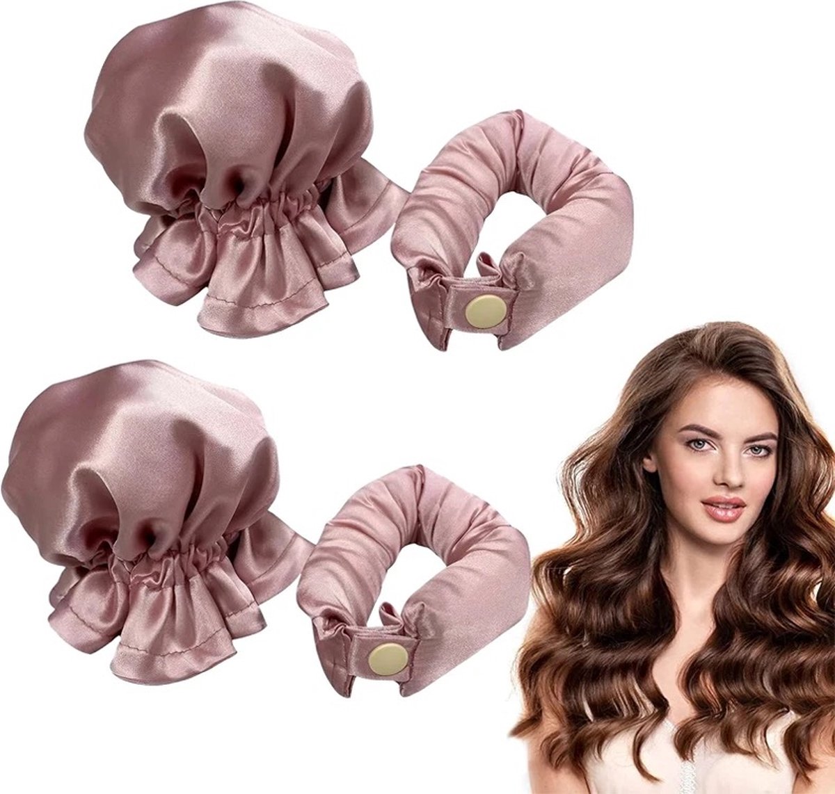 Goedkoopste Set haarkruller hitteloze kruller cruller curly hair slapen