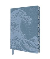 Katsushika Hokusai : The Great Wave 2025 Artisan Art Agenda en cuir végétalien – Page à afficher avec notes