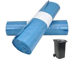 Containerzak 240 liter - extra groot - transparant plastic voor de kliko - 50 zakken