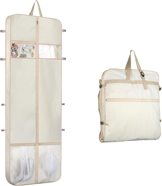Storage Solutions Kledinghoes - met kijkvenster - grijs - 58 x 130 cm