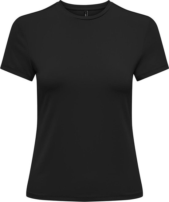 ONLY dames O-hals shirt basic zwart